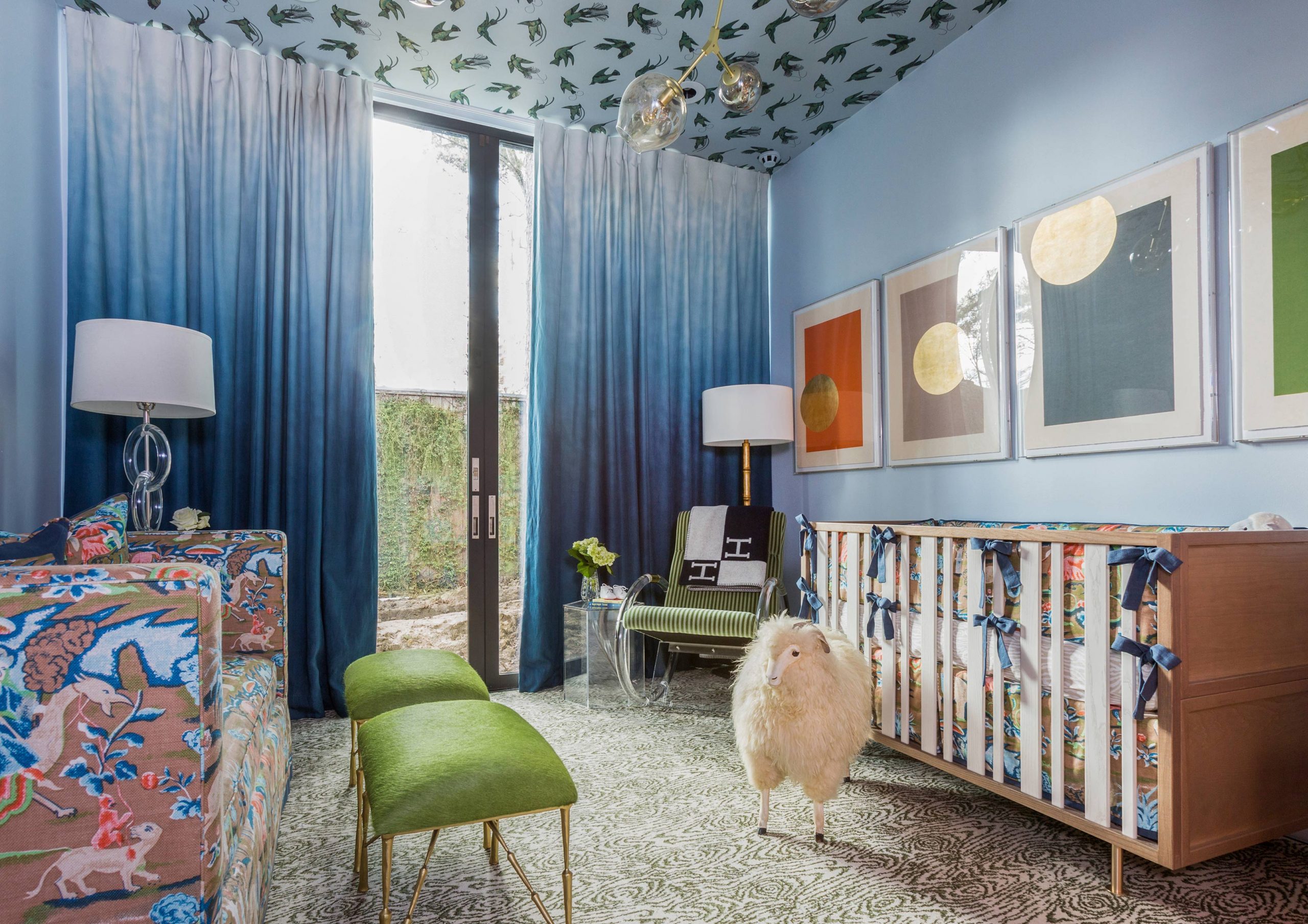 kids bedroom with blue accents - Creative Tonic