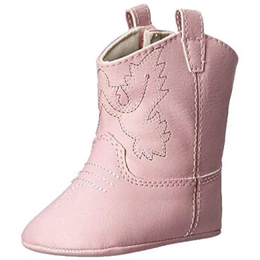 Pink Baby Western Booties
