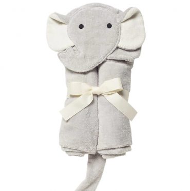 Elephant Hooded Bath Wrap for Baby