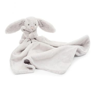 Cream or Grey Bunny Holding Blanket - Lovie