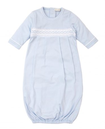 Blue Baby Clothing - Smocked Sack by Kissy Kissy