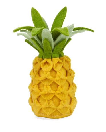 Pineapple felted book stopper