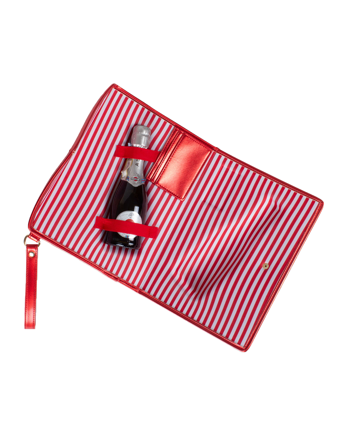 8 Oak Lane Champagne Red Small Clutch