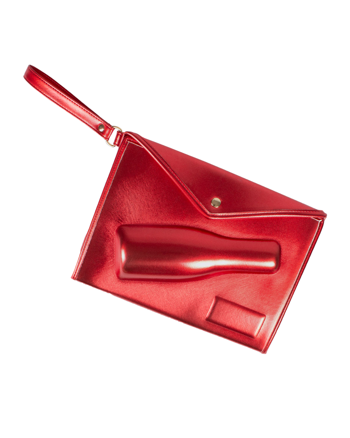 Champagne Red Clutch