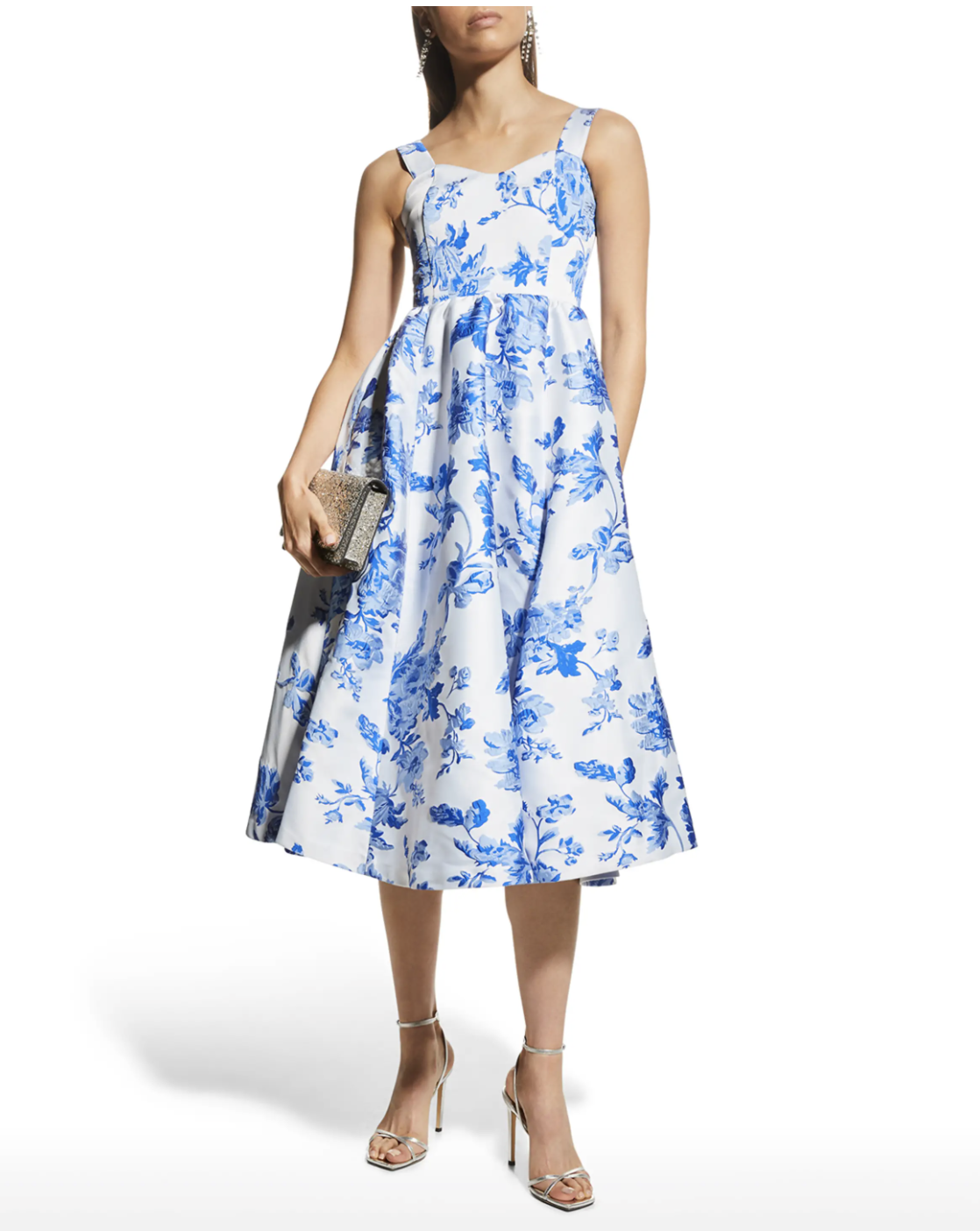 Mestiza New York Puff Puff Floral Jacquard Dress
