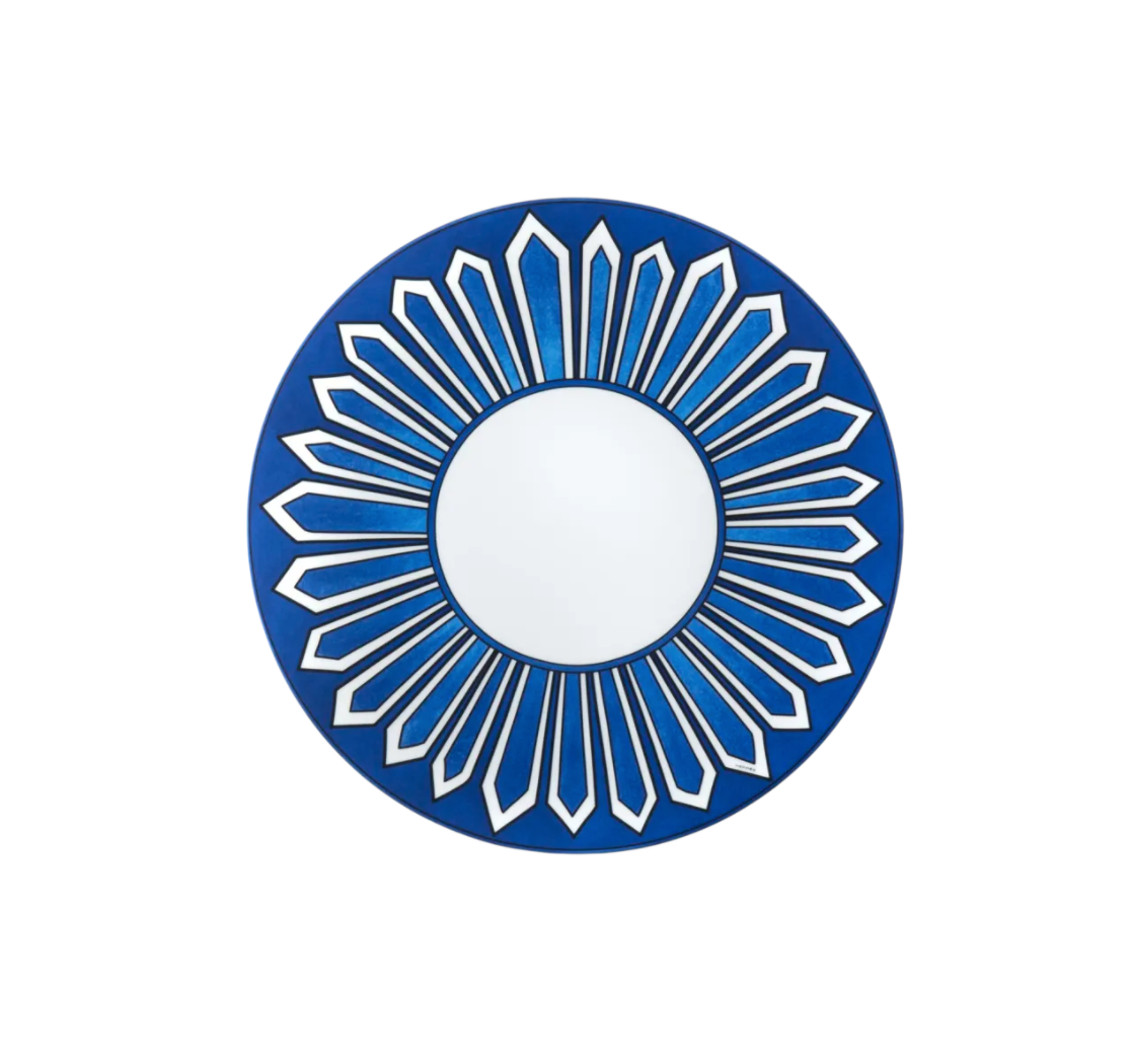 HERMÈS Bleus d'Ailleurs Dinner Plate