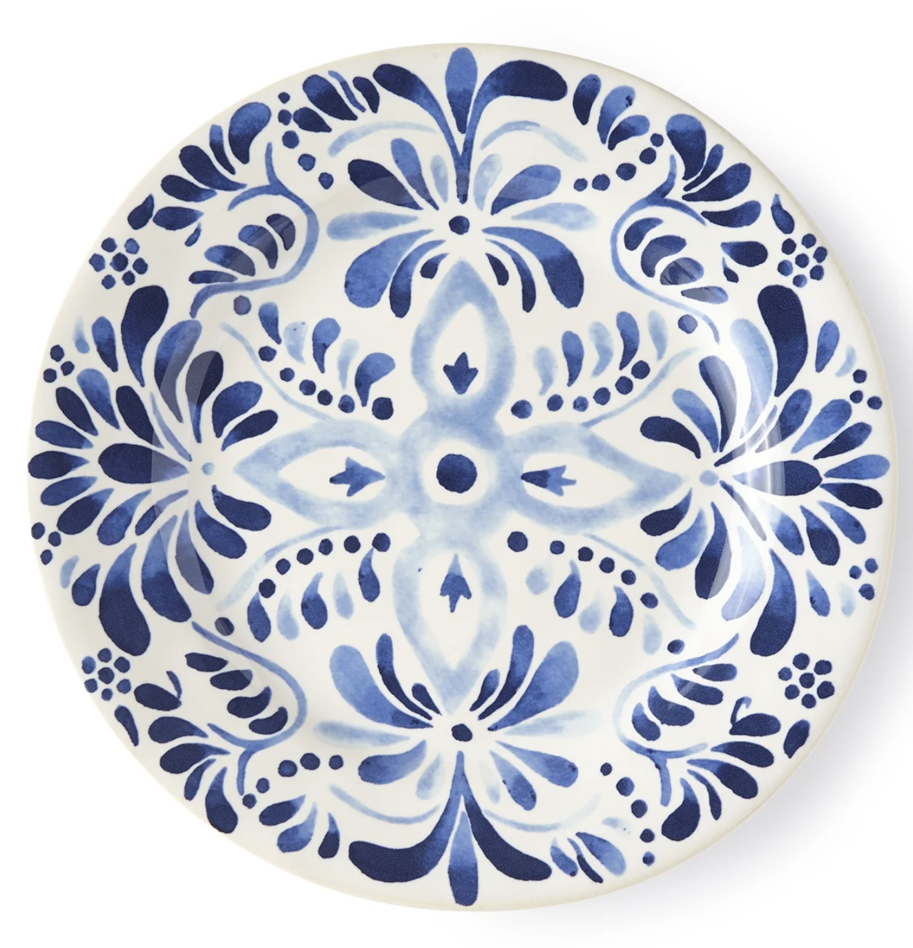 JULISKA Iberian Indigo Dessert/Salad Plate