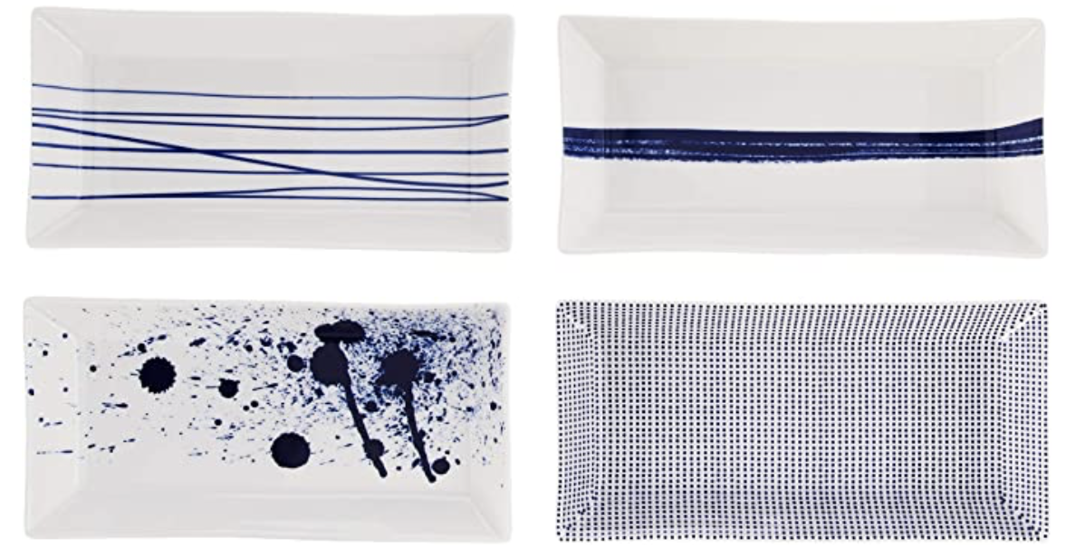 Royal Doulton Pacific Mixed Patterns Rectangular Tray Set