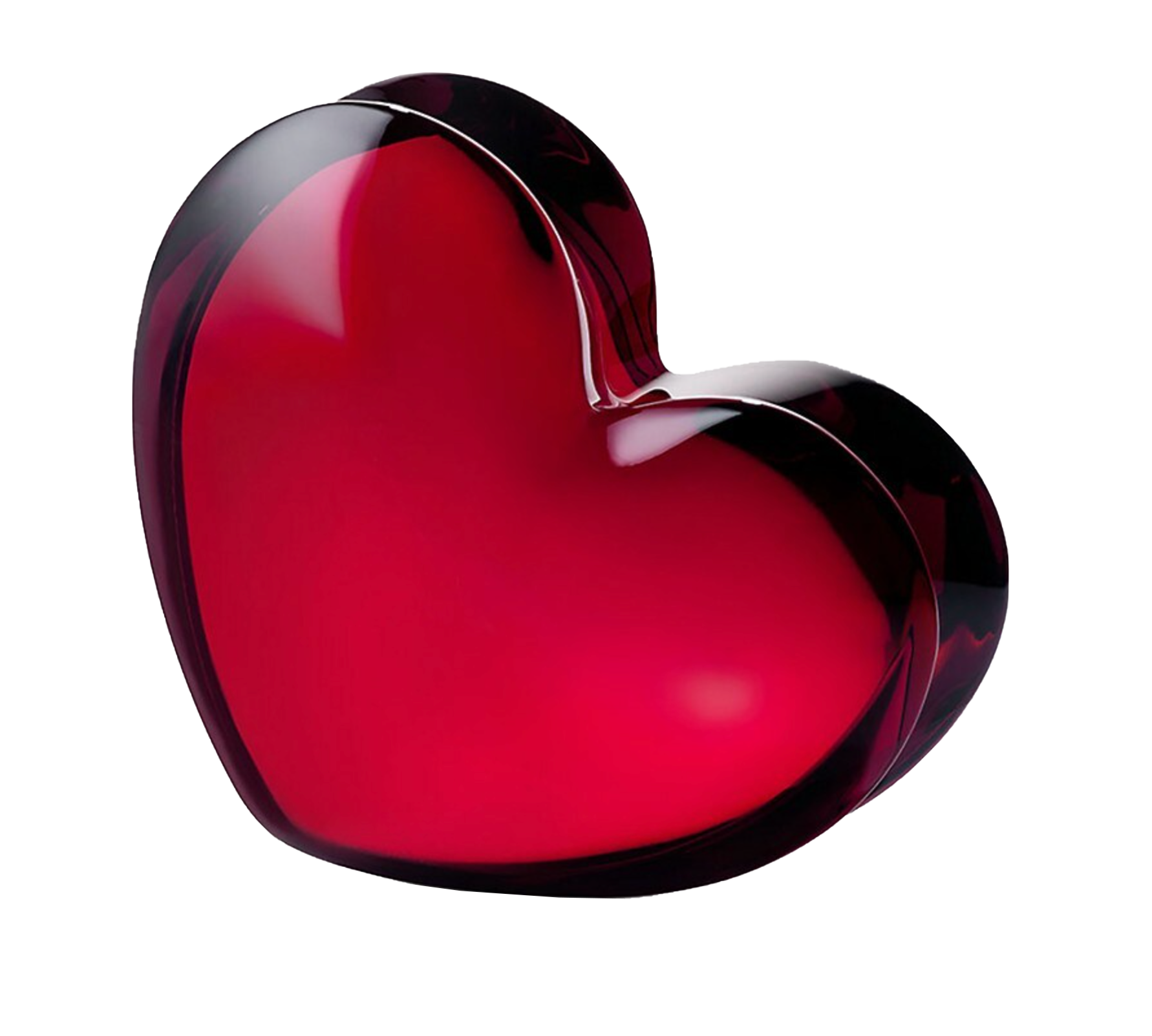 red heart paperweight