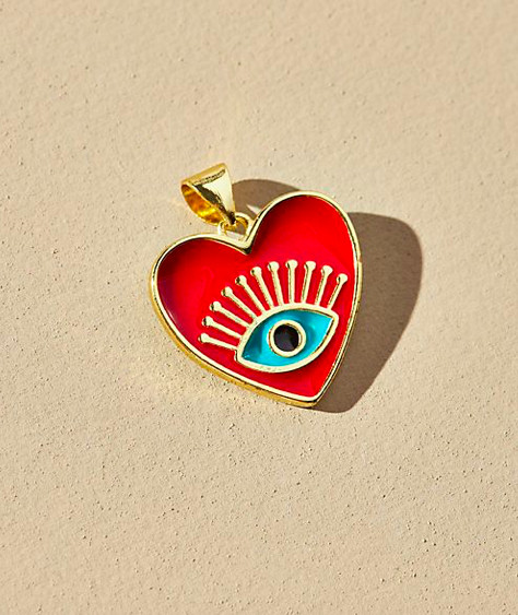 spirit eye heart charm