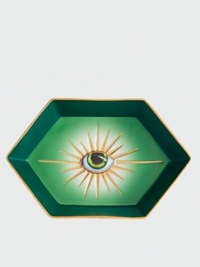eye tray green