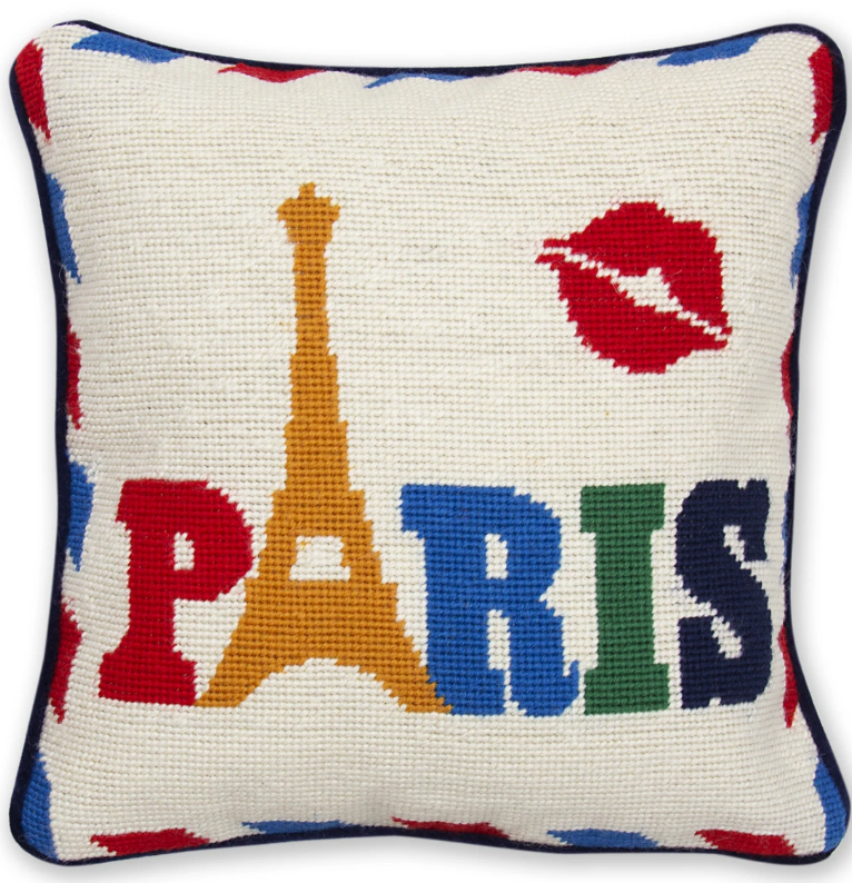 jet set Paris pillow