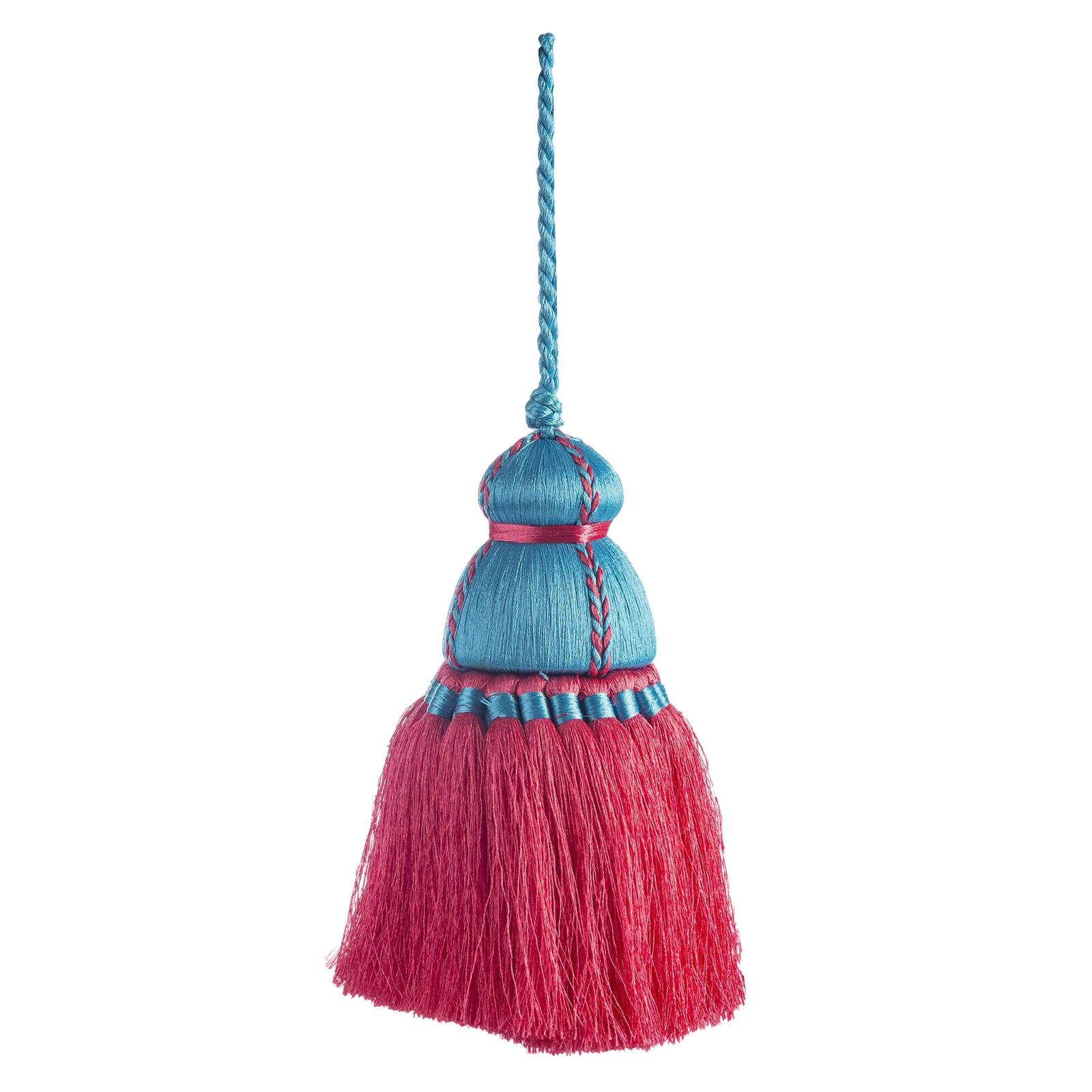 Pink and Blue Tassel