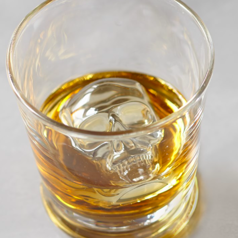 Novelty skull ice mold