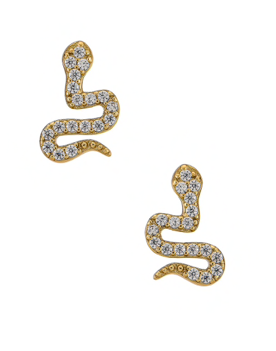 snake earrings