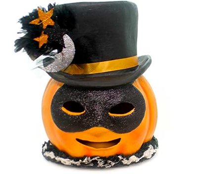 Bethany Lowe Magic Jack-O-Lantern Paper Moonlight Halloween Decor Figurine
