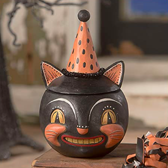 Bethany Lowe Grinning Vinny Candy Corn Halloween Retro Vintage Style Decor Figurine Gift