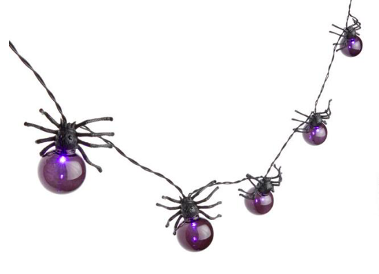 Black Spider LED 10 Bulb Battery