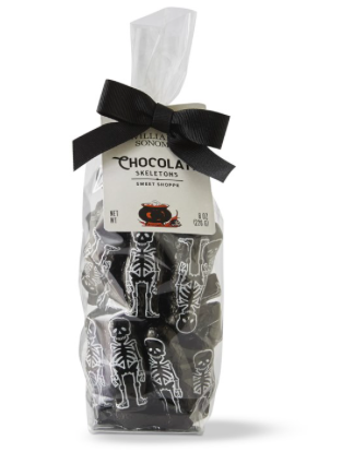 chocolate foiled skeletons