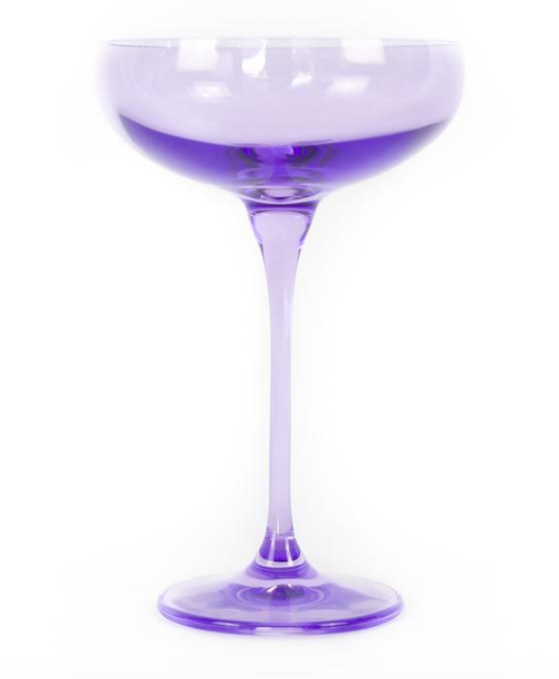 CHAMPAGNE COUPE (SET OF 2), LAVENDER