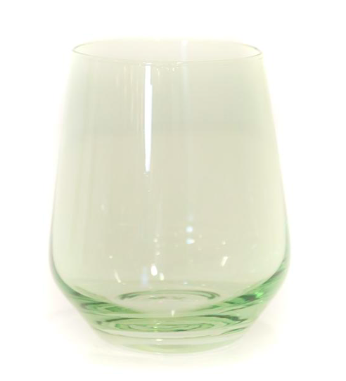 green wine tumbler