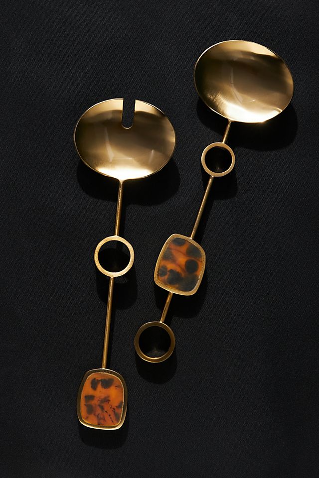 Anthropologie Tortoise Serving Set