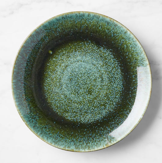 green organic plate