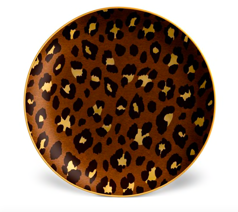 L'Objet Leopard Dessert Plates