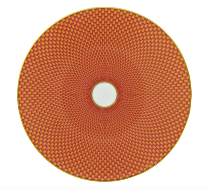 RAYNAUD Tresor Orange Dessert Plate