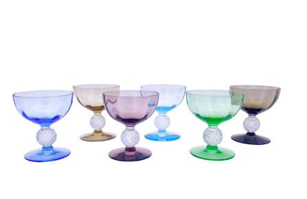 Vintage multi color coupes
