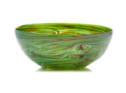 Moda Domus Calcedonio Glass Salad Bowl