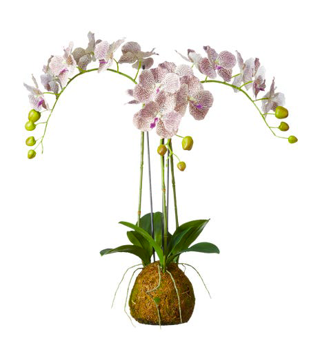 Small faux planted orchid