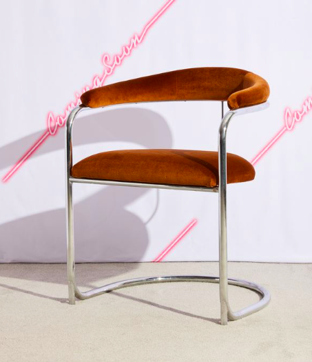Cognac Brown Chair by Anton Lorenz