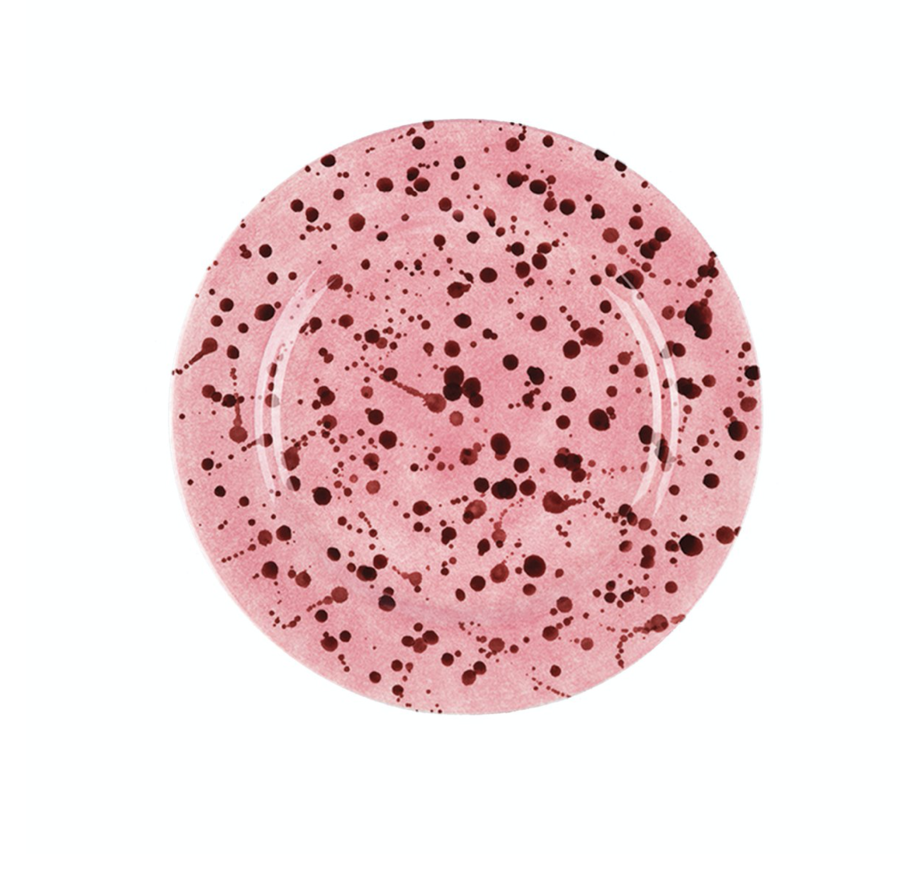 Splatter dessert plate