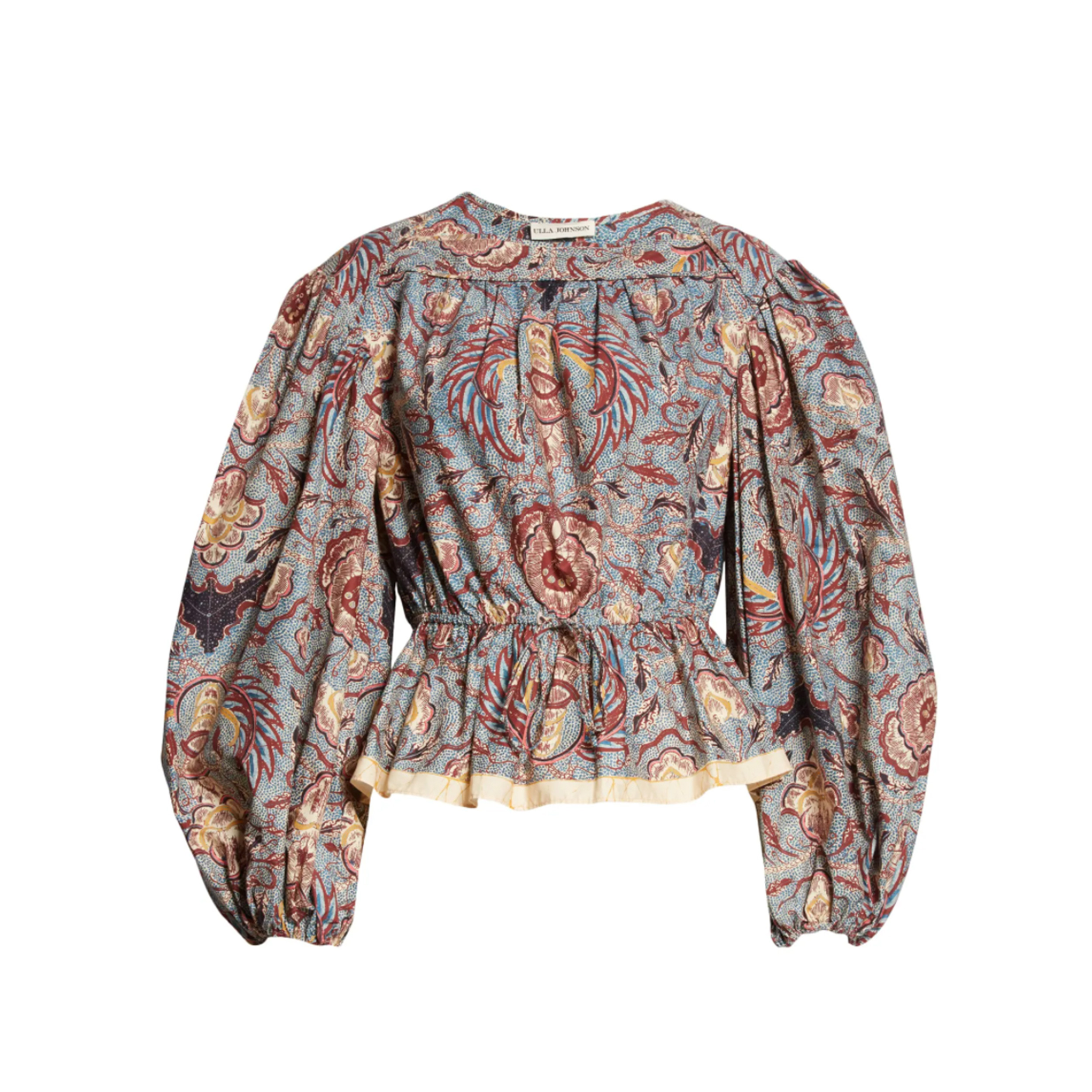 Ulla Johnson Mireya Cotton Peplum Top