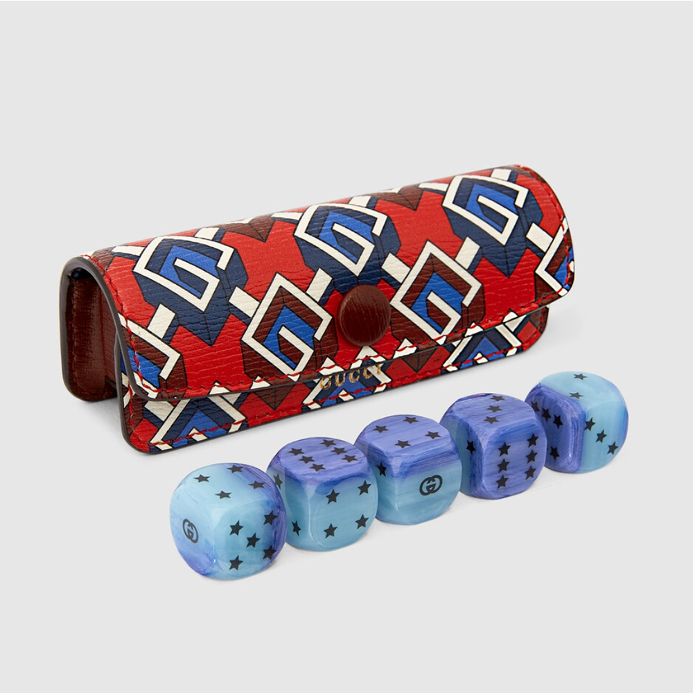 Gucci Geometric G dice set