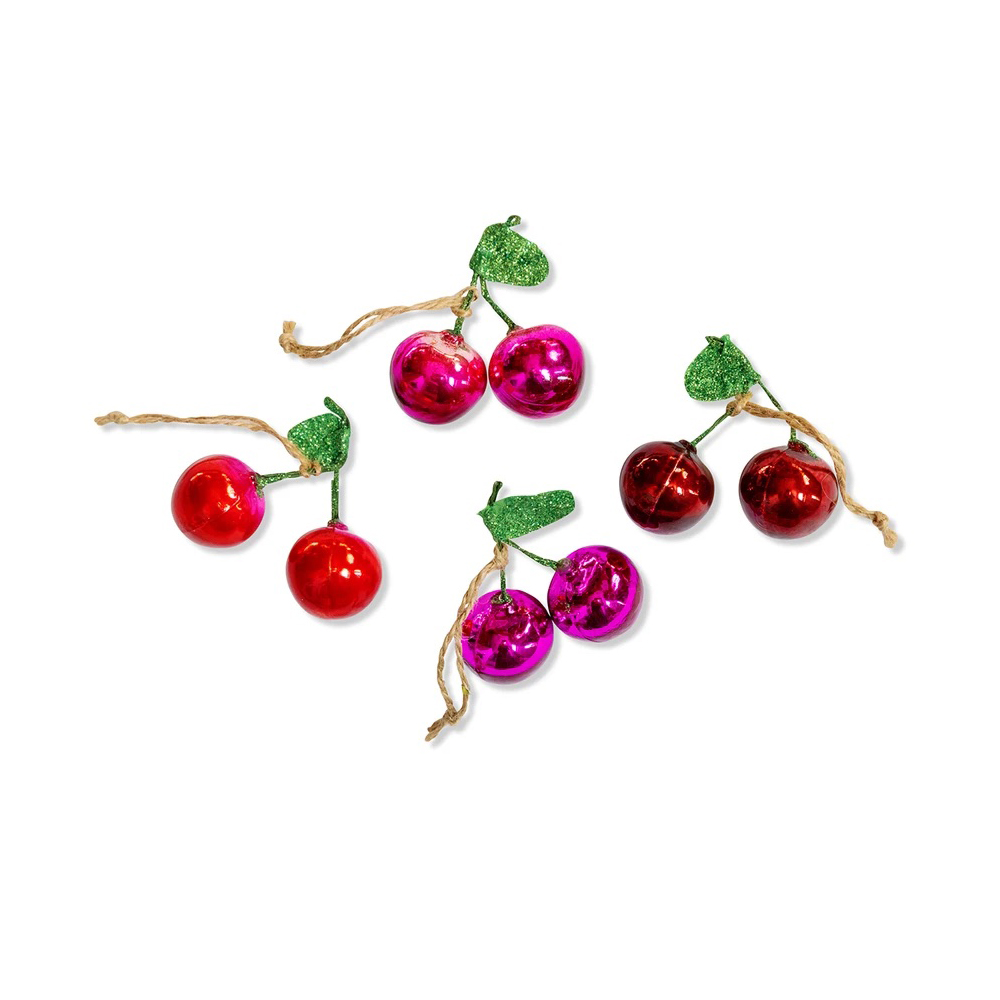 Cherries Ornaments S/4