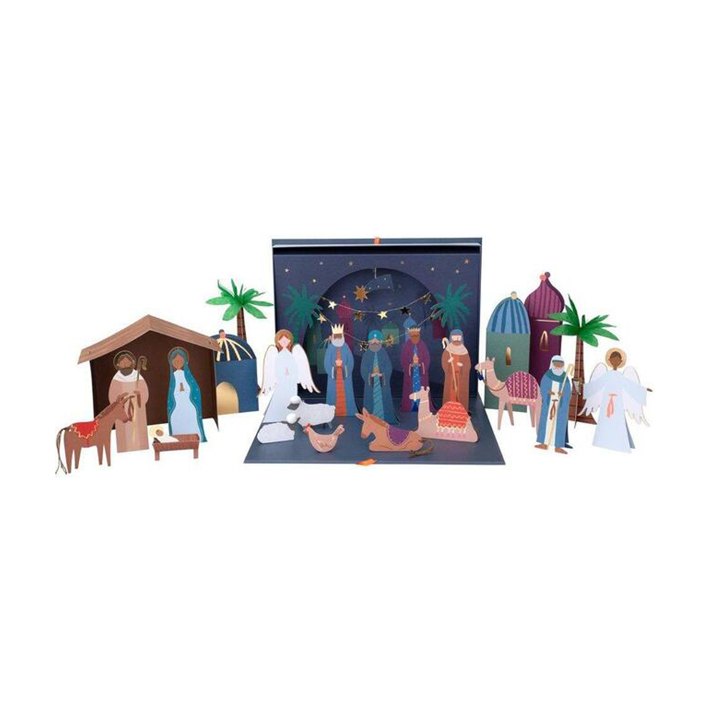 Meri Meri Nativity Paper Craft Advent Calendar