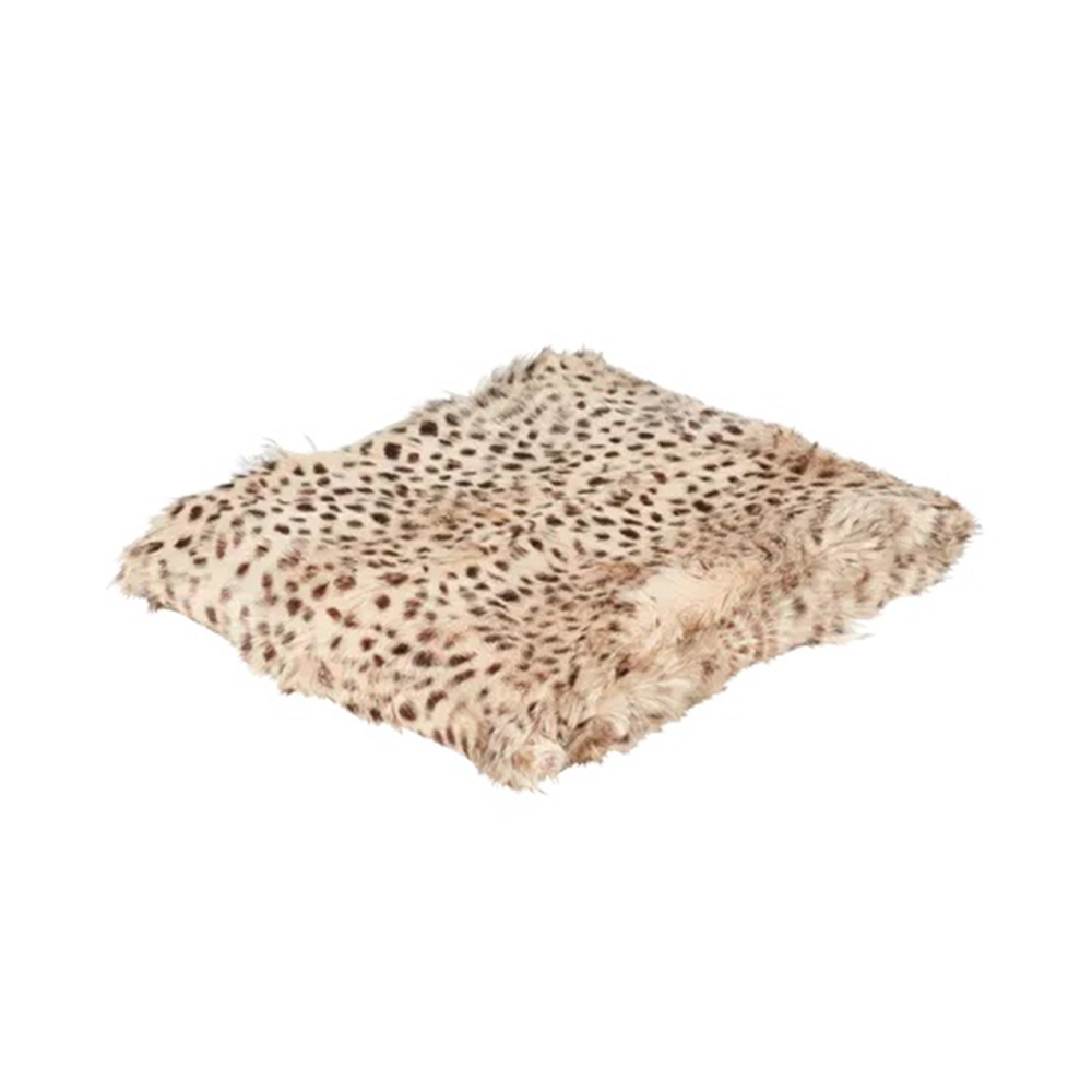 Chyangra Goat Hair Throw - Cheetah