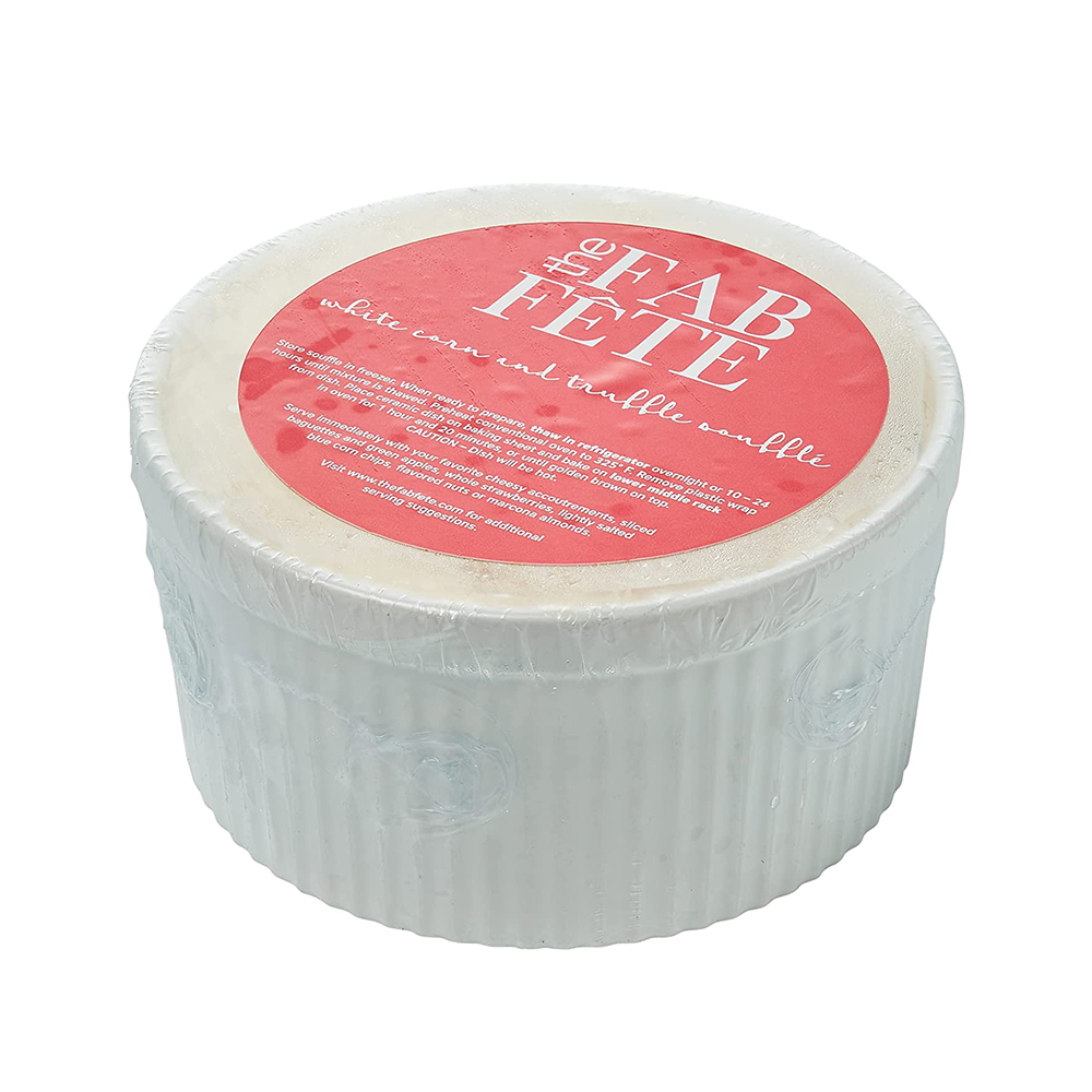 The Fab Fête - White Corn & Truffle Cheese Soufflé in Dish