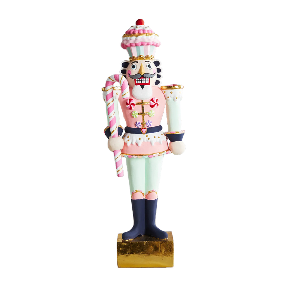 GLITTERVILLE Gold Colonel Cupcake Figure