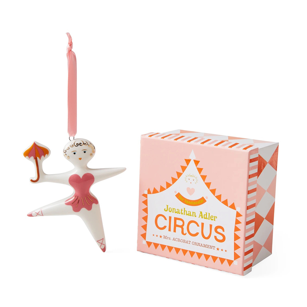 CIRCUS MS. TIGHT ROPE WALKER ORNAMENT