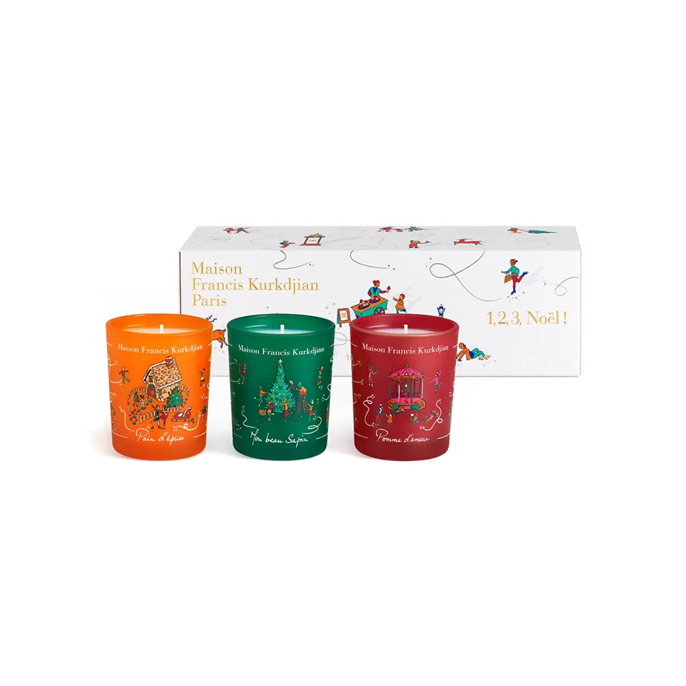 Maison Francis Kurkdjian Holiday Candle Trio Set 2021