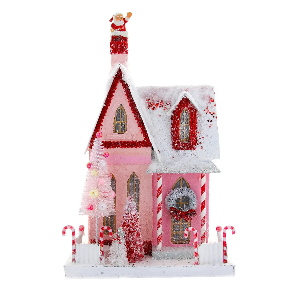 Cody Foster Candy Cane Cottage Holiday Decoration