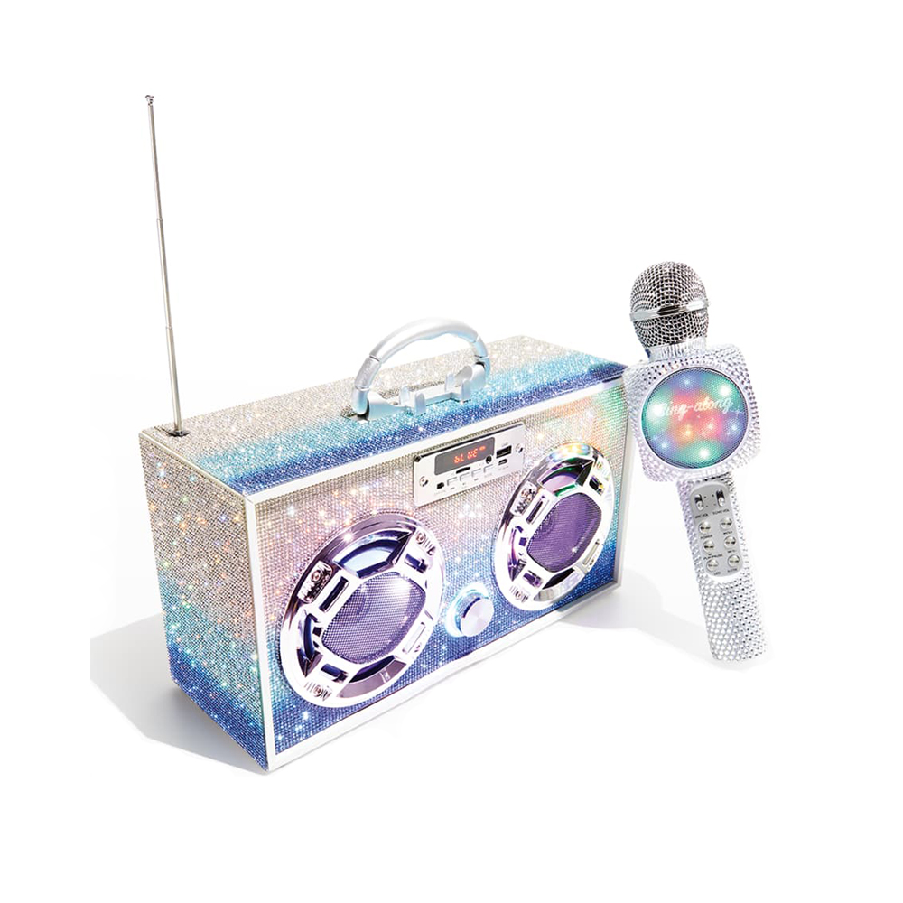 Wireless Express Retro Mini Bling Wireless Boombox