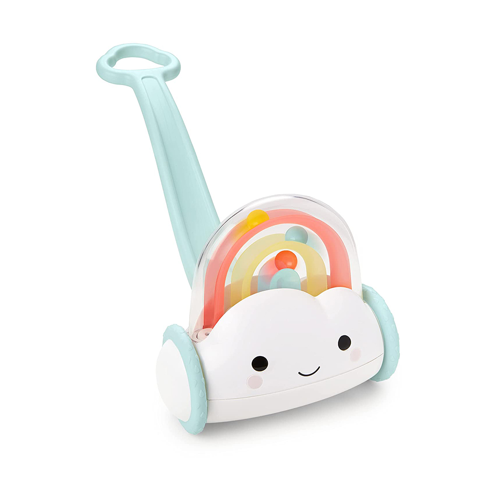 Skip Hop Sit to Stand Learning Push Toy, Silver Lining Cloud