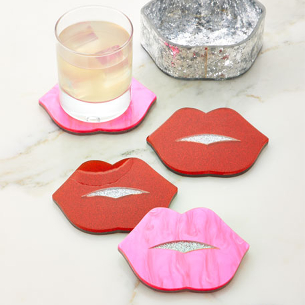 Bari Lynn Lip Coasters