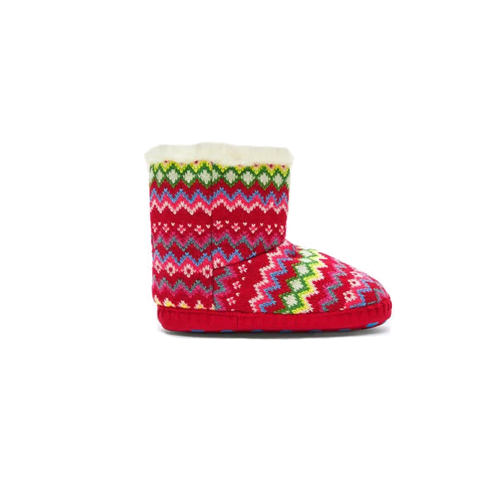 Slipper Boots - Multi Fairisle