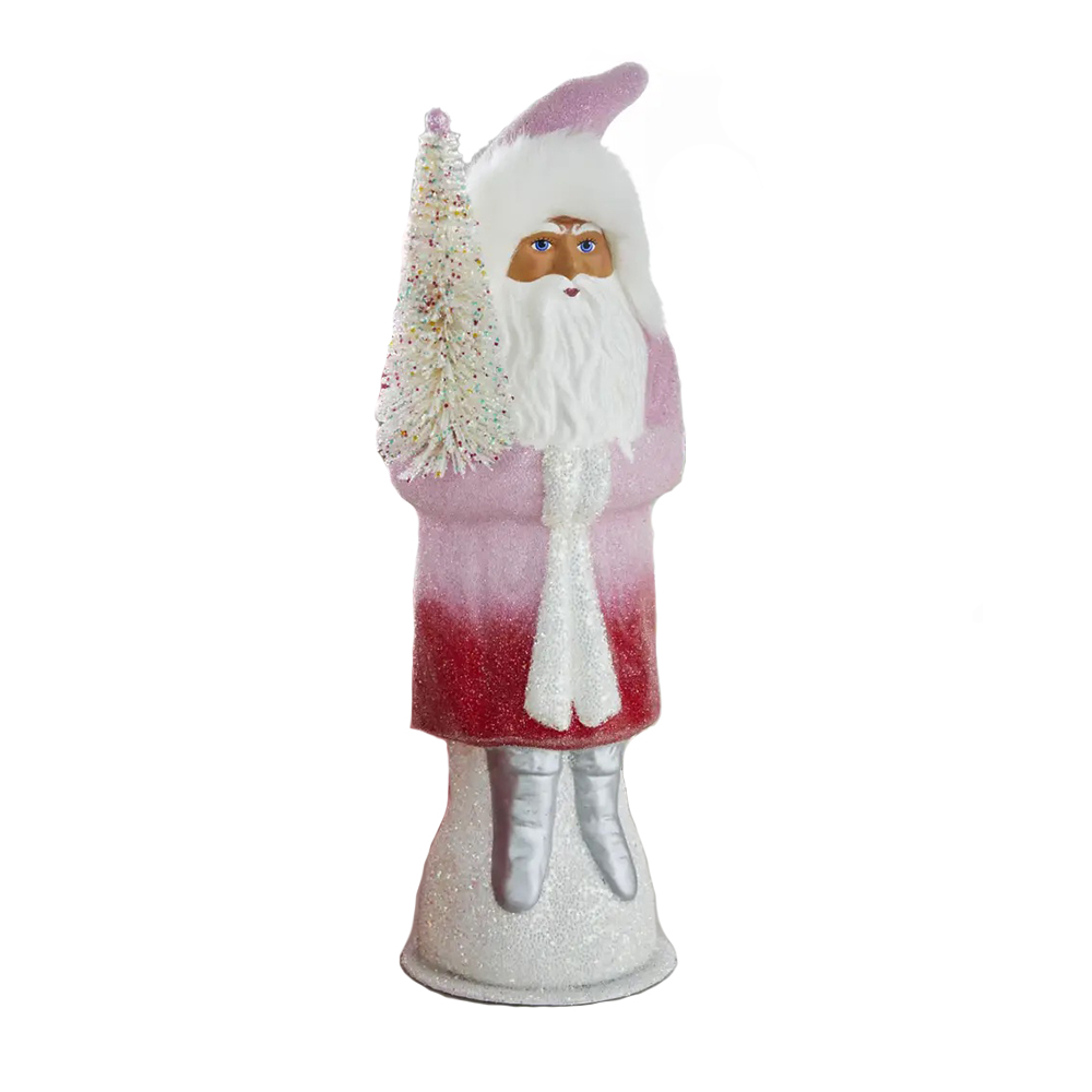 Ino Schaller Pink Santa with Tree