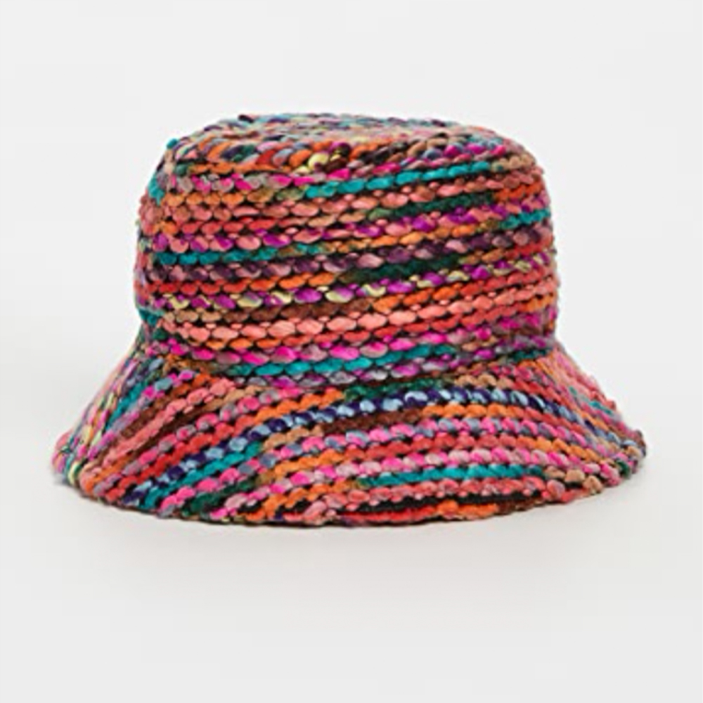 Lele Sadoughi Sweater Knit Bucket Hat